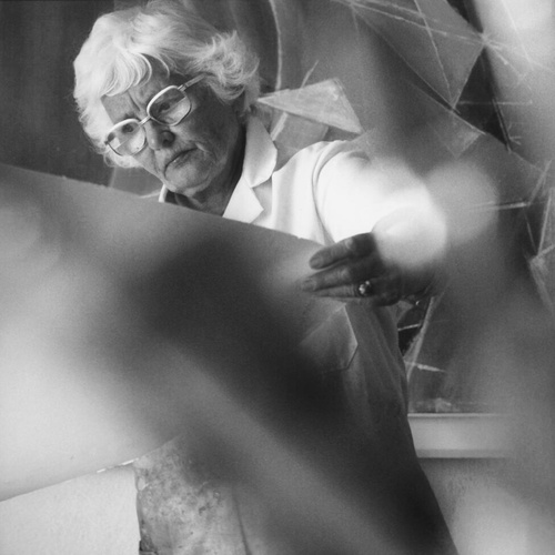 Photograph of Wilhelmina Barns-Graham in the late-1980s