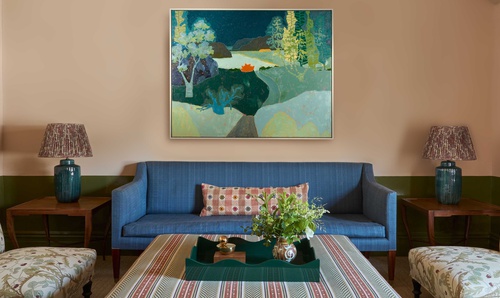 'A Winter Tale', 2022, oil on canvas, 120 x 150 cm